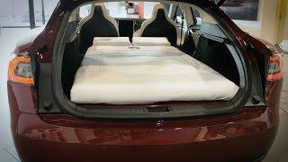 Sleep in Tesla Model S | DreamCase Car Bed